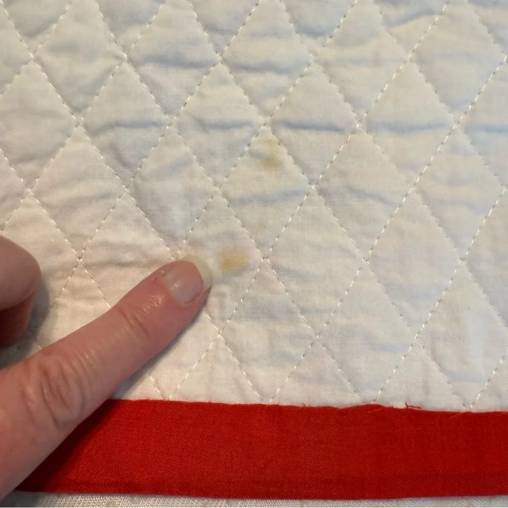 Christmas Decor Lap Blanket Quilt Small Throw Angels 33” x 32” Country Farmhouse